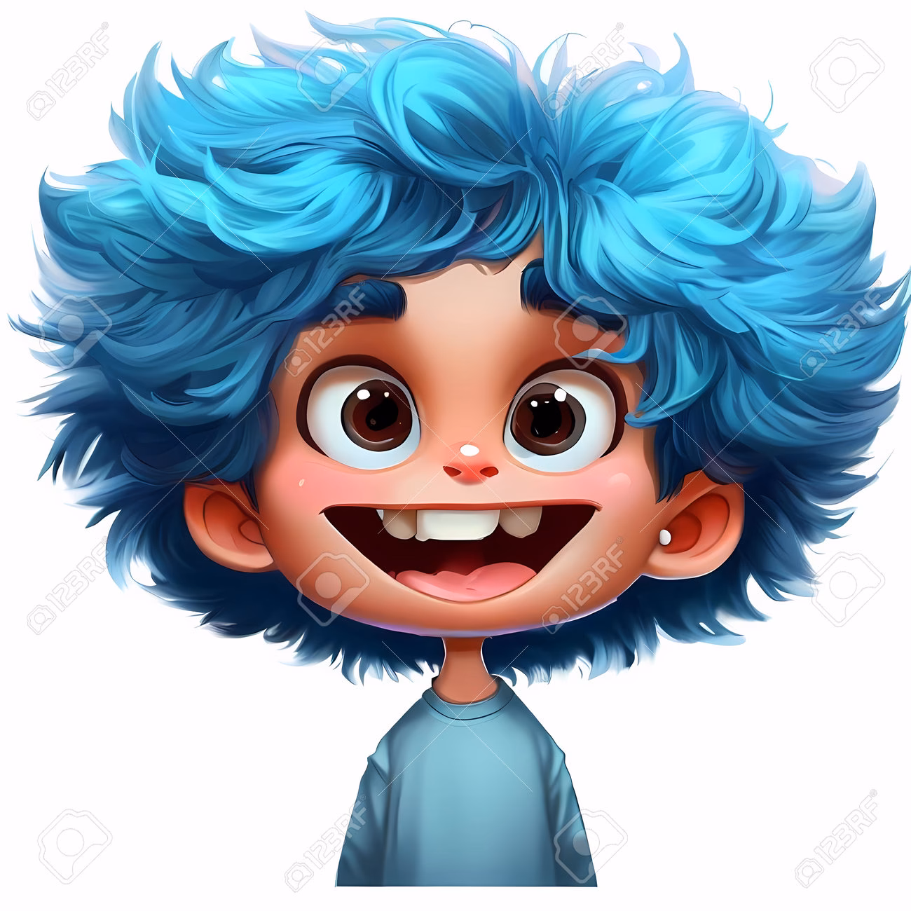 ¿Cómo se llama el anime de El chico de pelo azul?