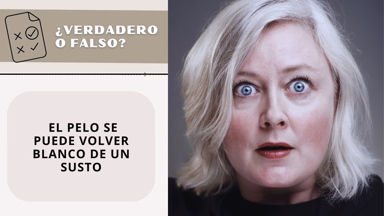 ¿Puede un trauma causar cabello blanco?