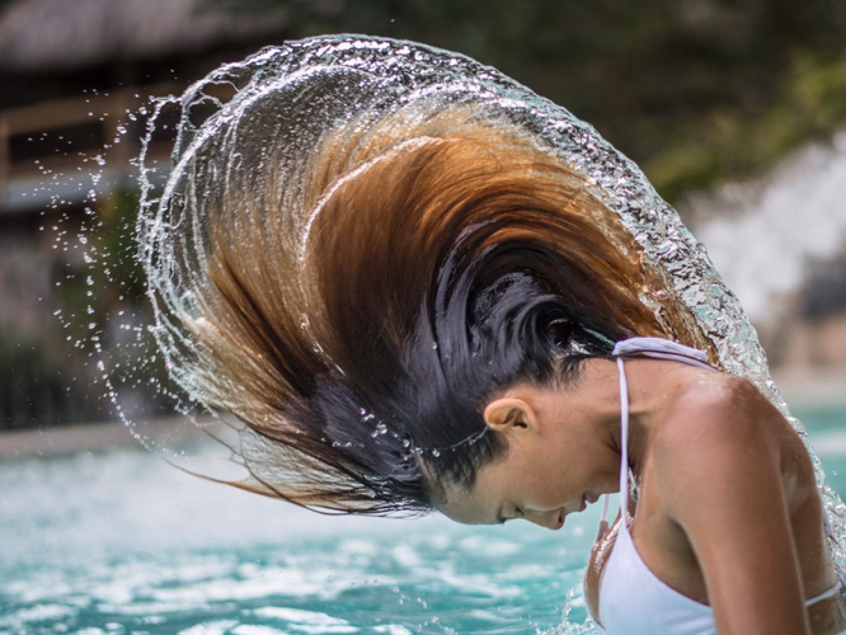 ¿Qué hacer con el pelo después de la piscina?