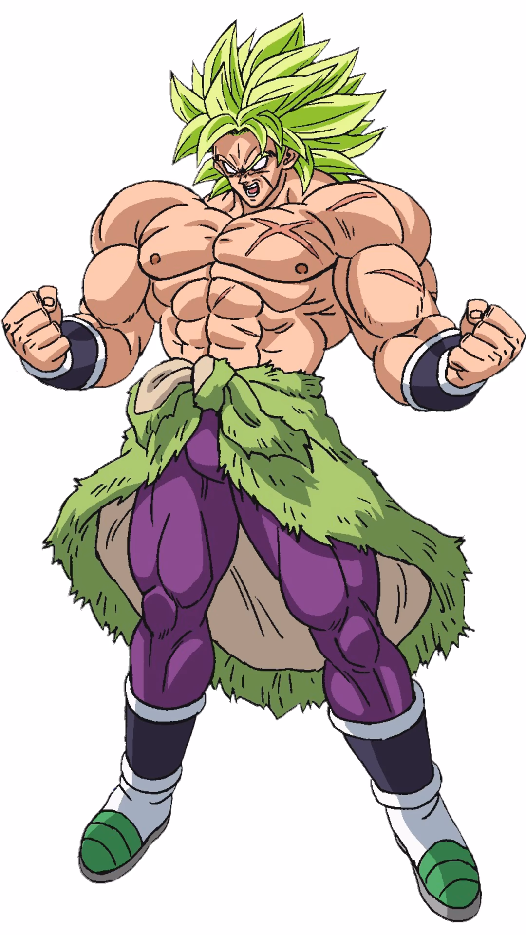 ¿Por qué el pelo de Broly es verde?