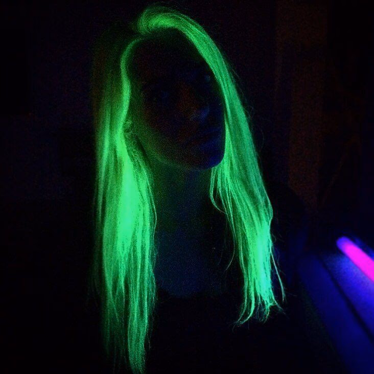 ¿Cómo se llama el pigmento que brilla en la oscuridad?