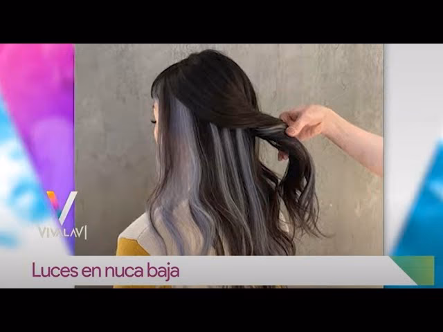 ¿Cómo se llama la técnica de pintar la mitad del cabello?