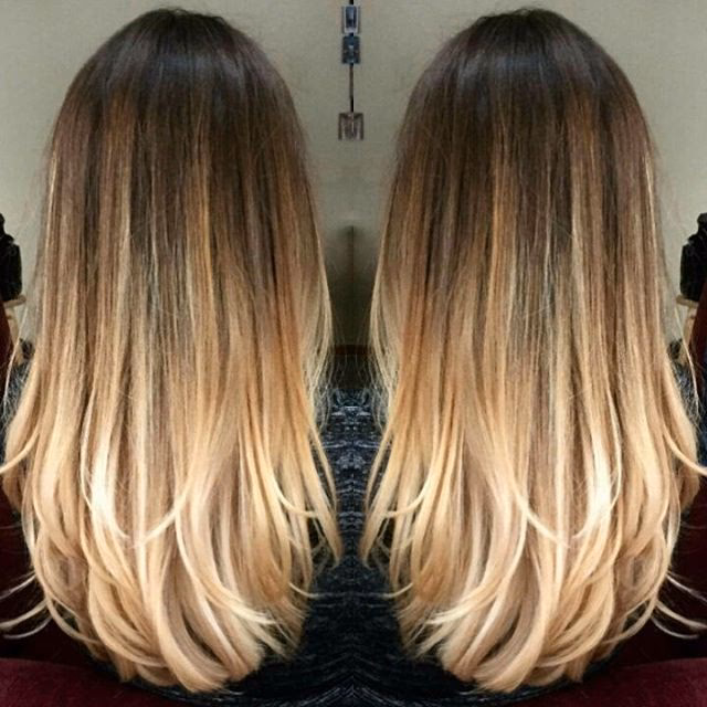 ¿Cómo se llama cuando te tiñes las puntas del cabello de rubio?