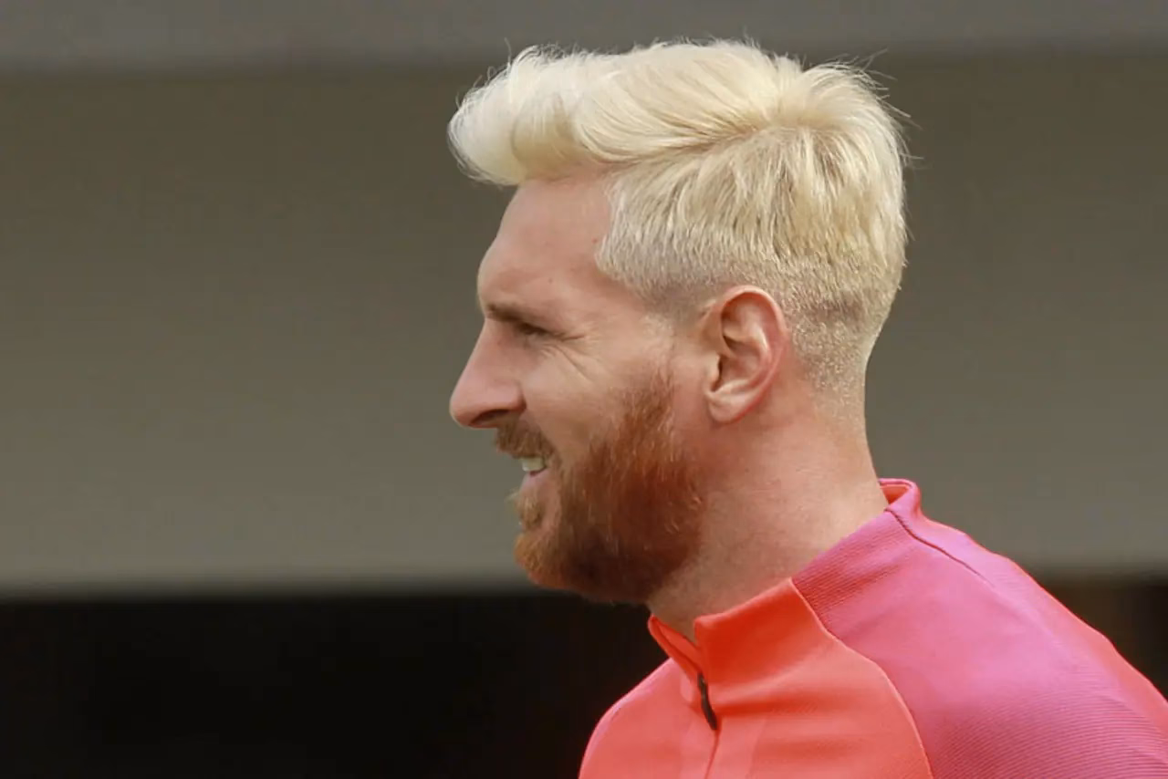 ¿Por qué Messi se tiñó de Rubio?