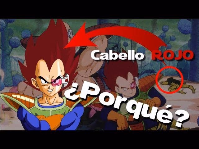 ¿Por qué el cabello del Rey Vegeta era rojo?