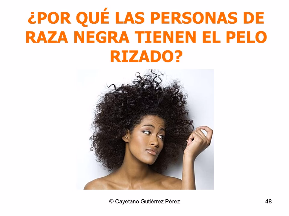 ¿Todos los negros tienen el cabello naturalmente rizado?