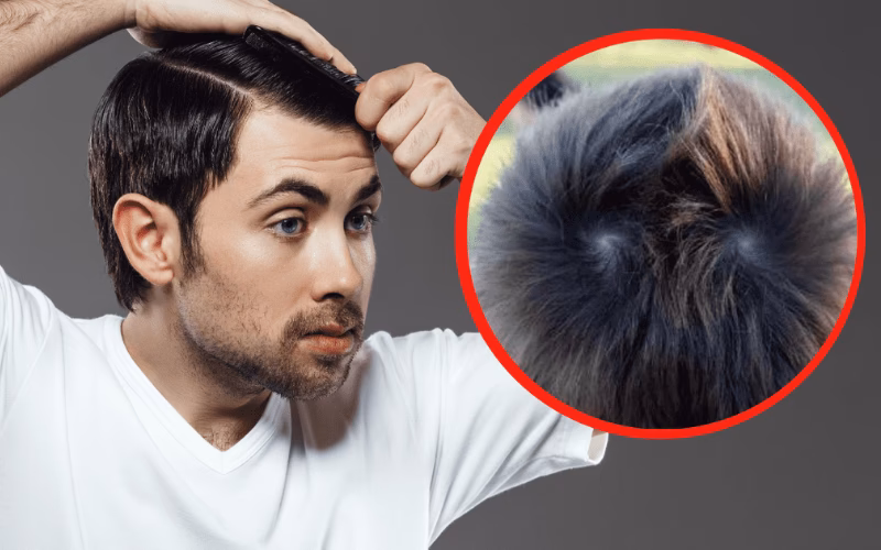 ¿Qué causa los remolinos en el cabello?