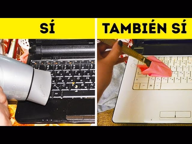 ¿Puedo usar un secador de pelo para limpiar mi teclado?