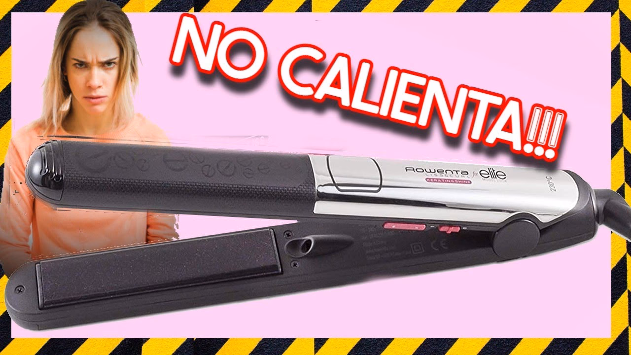 ¿Es posible reparar la plancha del pelo?