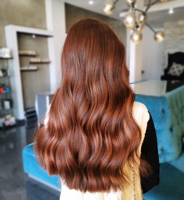 ¿Qué número de tinte es rojo cobrizo?