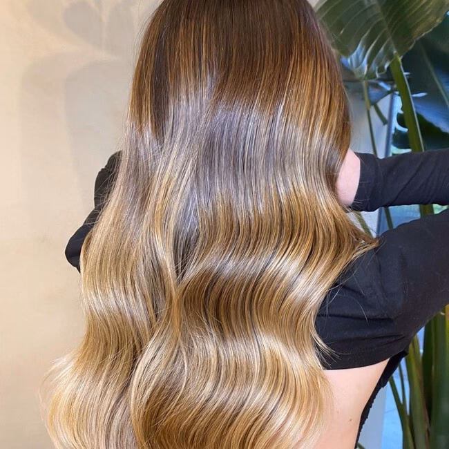 ¿Qué número es el tono rubio caramelo?