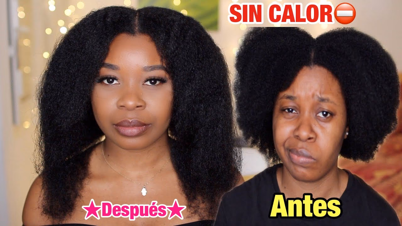 ¿El cabello afro puede volverse liso?