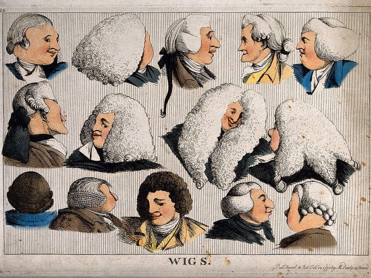 ¿Cómo llevaban el cabello los hombres en el siglo XVIII?