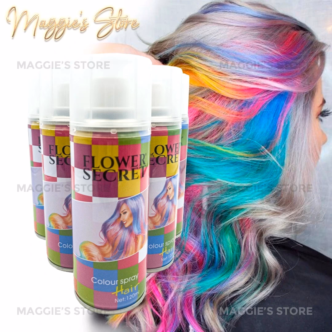 ¿Es seguro el spray para teñir el cabello temporalmente?