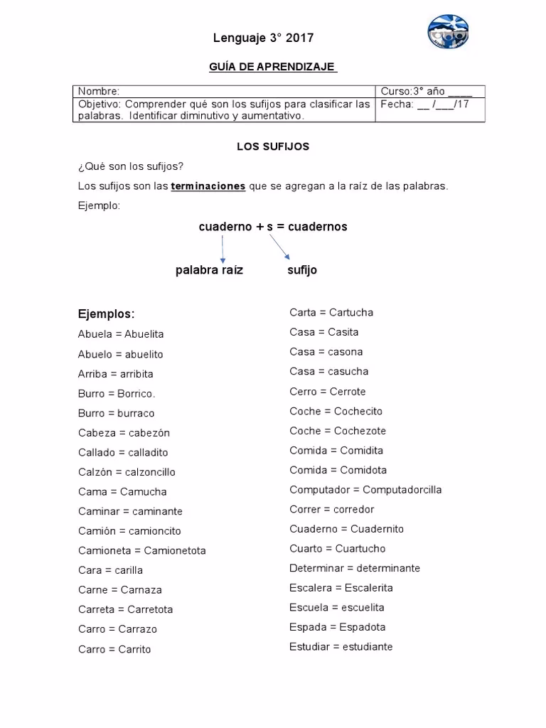 ¿Cual es el sufijo para cabello?