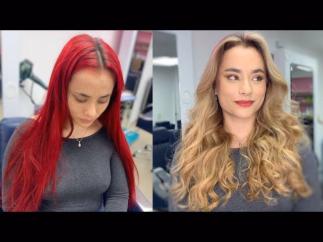 ¿Se puede pasar del castaño rojizo al rubio?