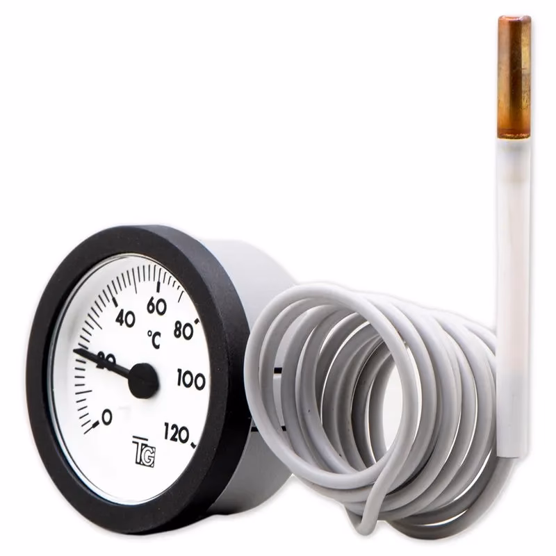 ¿Cuáles son las características de un termómetro industrial?