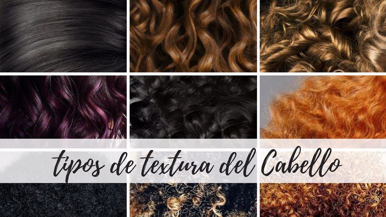 ¿Cuáles son los 4 tipos de textura del cabello?