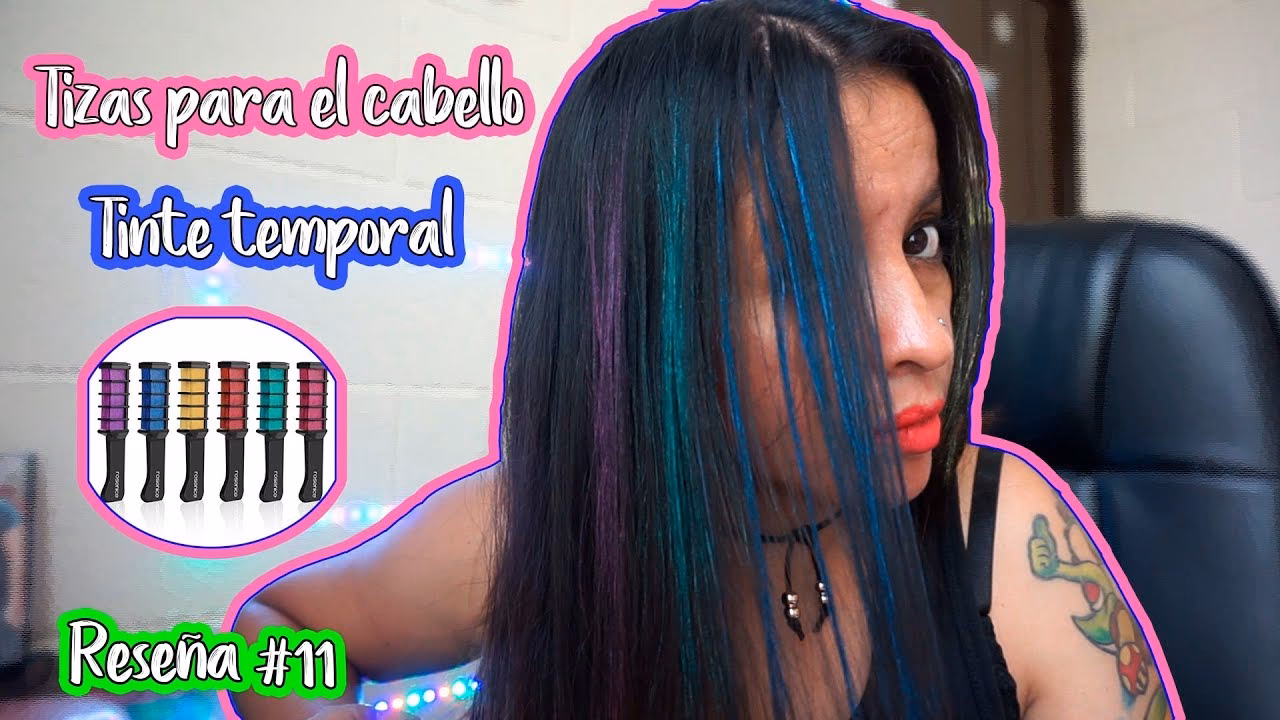 ¿Cómo hacer que la tiza para el cabello funcione en el cabello oscuro?