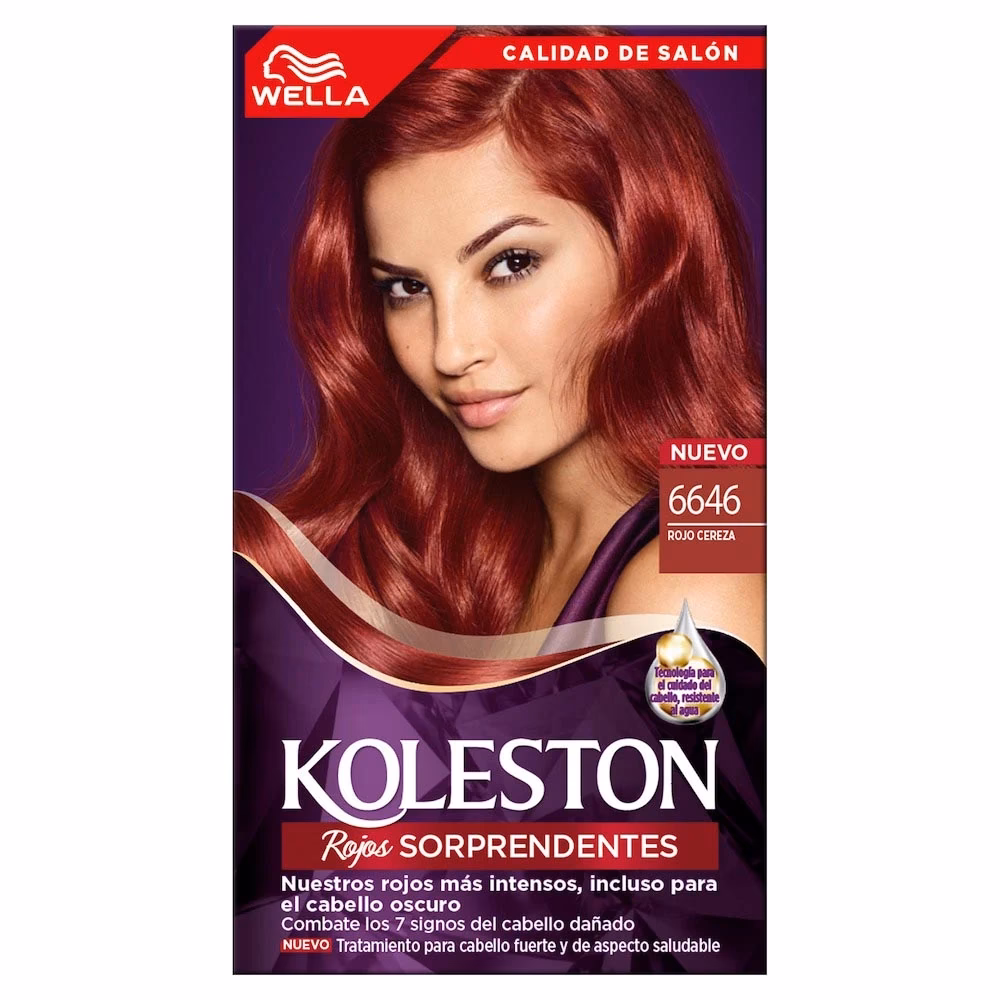 ¿Cómo se llama el cabello de color rojo intenso?