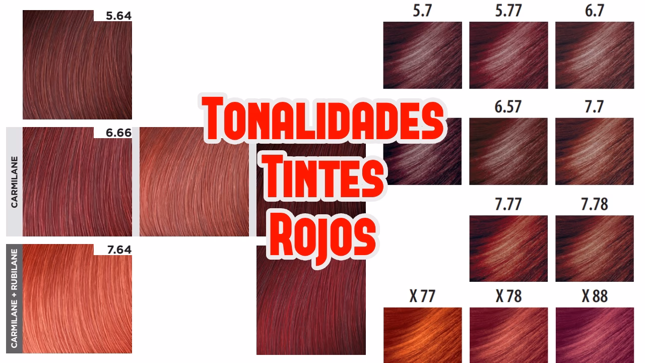 ¿Cuántos tonos de rojos hay?