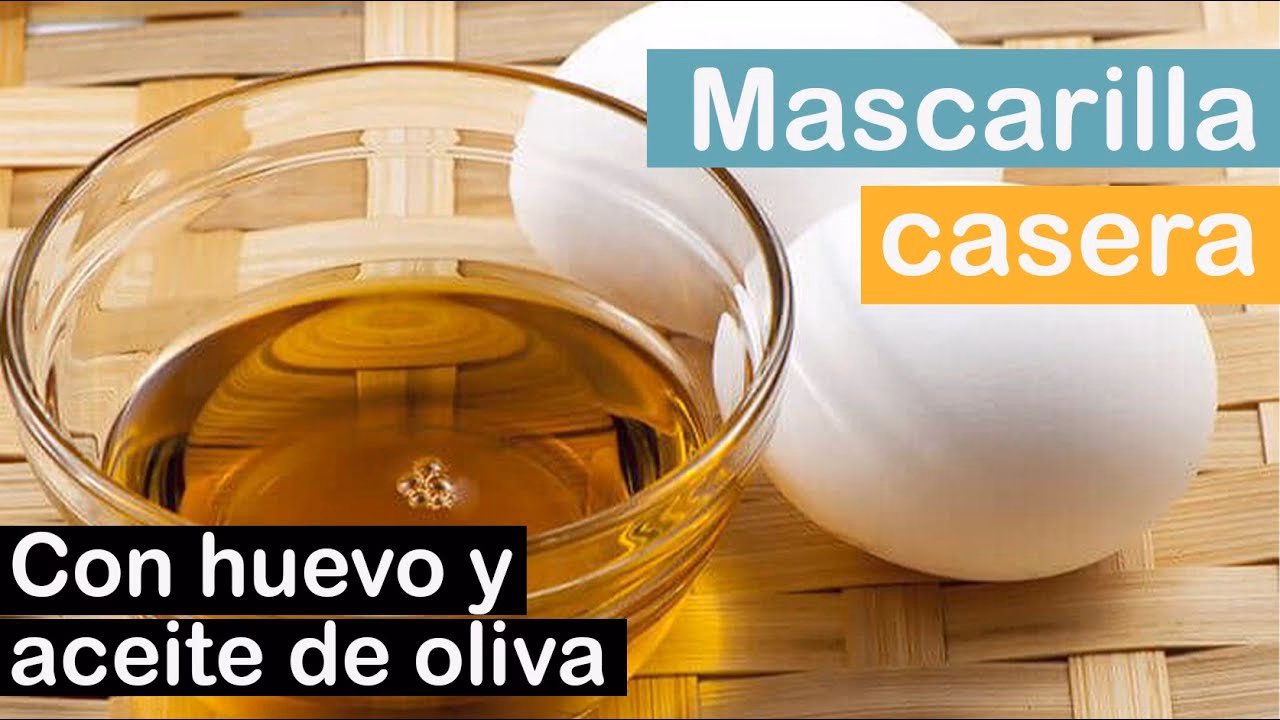 ¿Cómo se aplica el huevo con aceite de oliva?