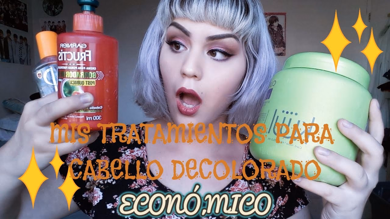 ¿Qué se usa para cuidar el cabello decolorado?