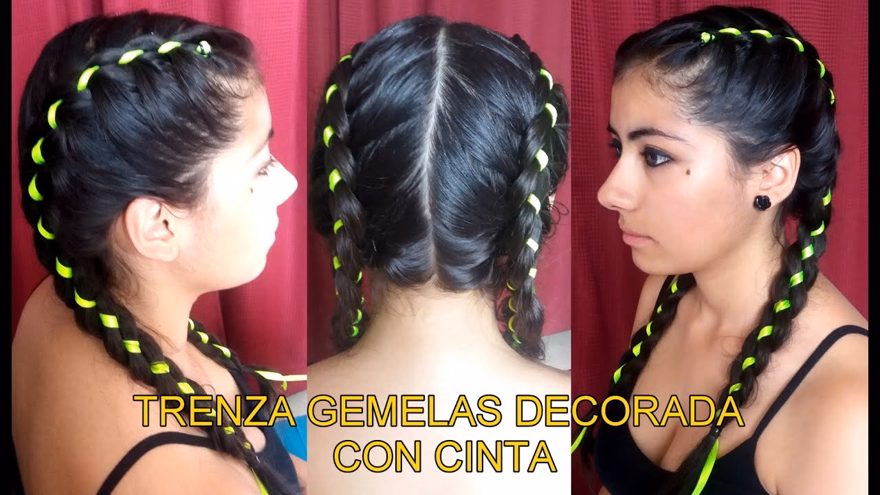 ¿Cómo se hace una trenza con listón?