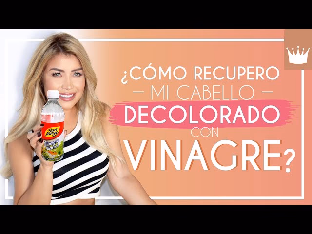 ¿Qué pasa si le pongo vinagre a mi cabello teñido?
