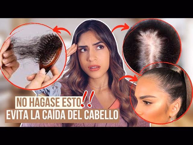 ¿Qué evitar para la caída de cabello?